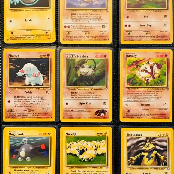 TOTAL OF 119PokemonCard Collection 1995 Mint TOTAL OF 119PokemonCard Collection 1995 Mint
